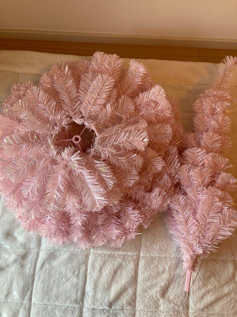 クリスマスツリーセット パープル　150センチ