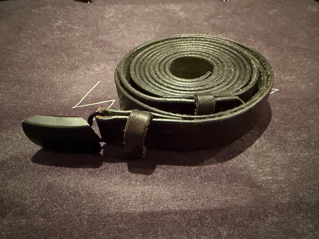 yohjiyamamoto レザーロングベルト