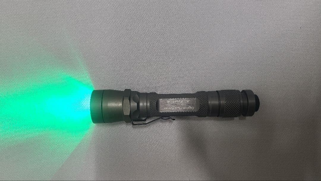 SUREFIRE シュアファイア A2 AVIATOR キセノンバルブ　緑LED