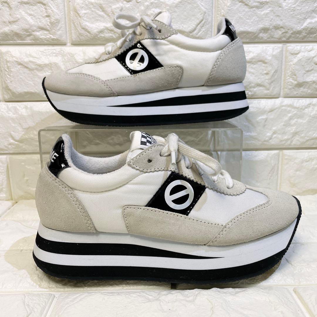 NO NAME ノーネーム 厚底スニーカー ホワイト 36