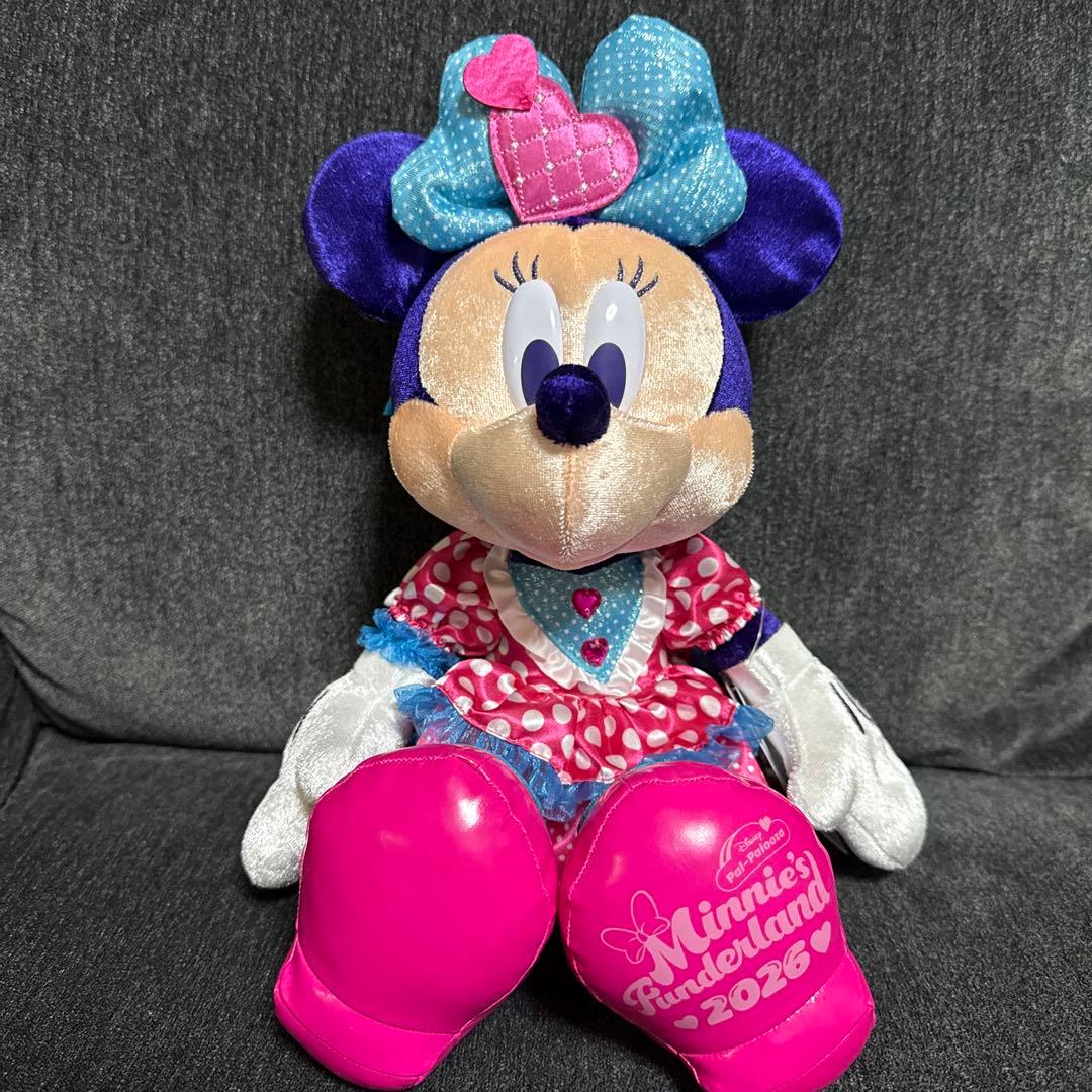 ディズニーランド　パルパルーザ　ミニー　ぬいぐるみ　新品