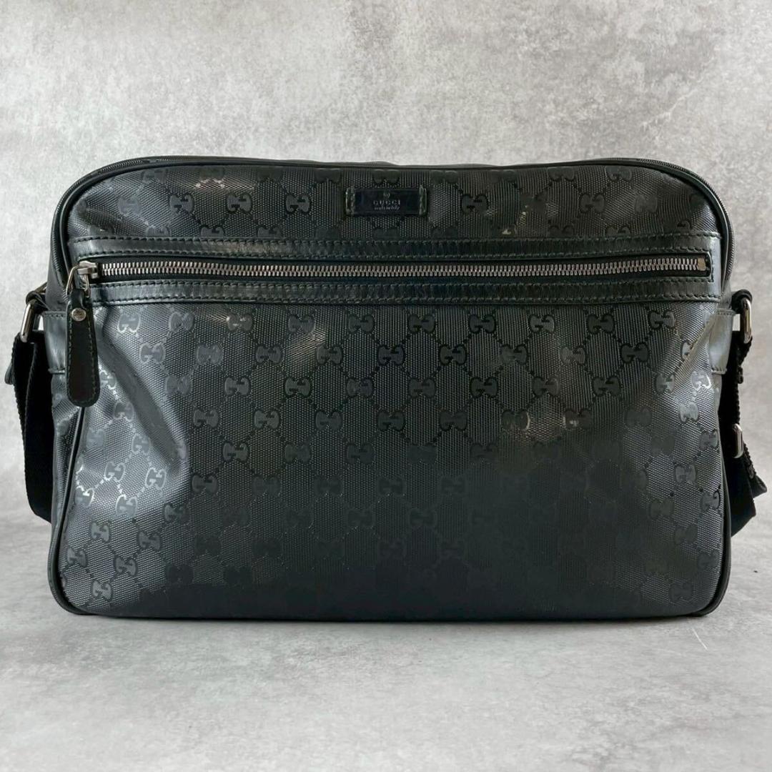 未使用級 GUCCI グッチ 211107 ショルダーバッグ GG インプリメ
