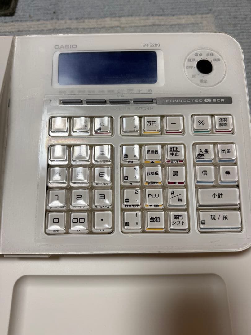 CASIO カシオ SR-S200-EX 感熱紙5ロール付き