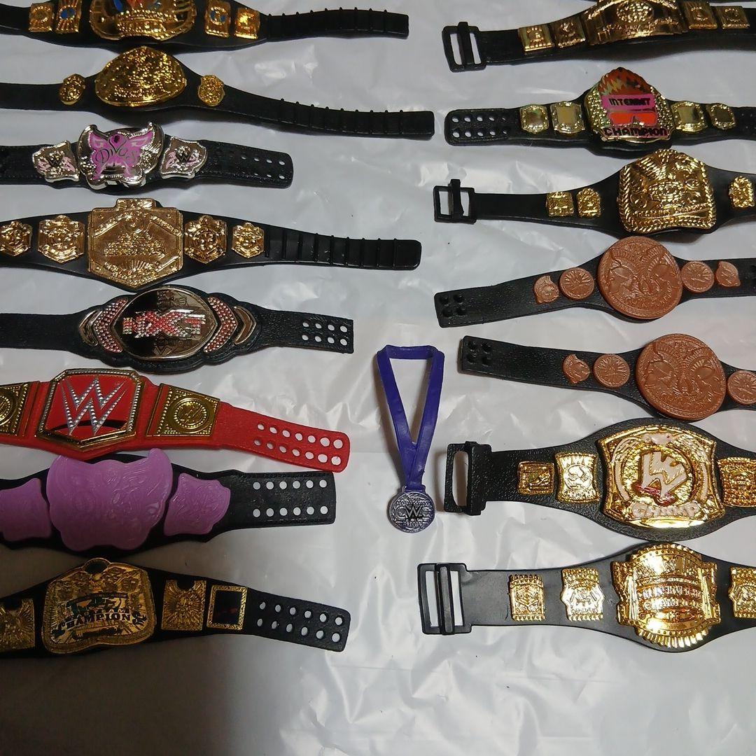フィギュア用ベルト　39本セット　WWE WWF NXT