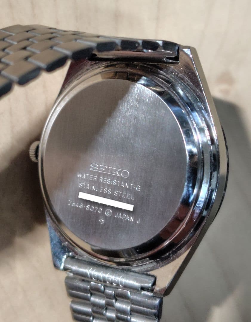 セイコー　タイプ２　美品　ガラス風防新品　電池新品　SEIKO type Ⅱ