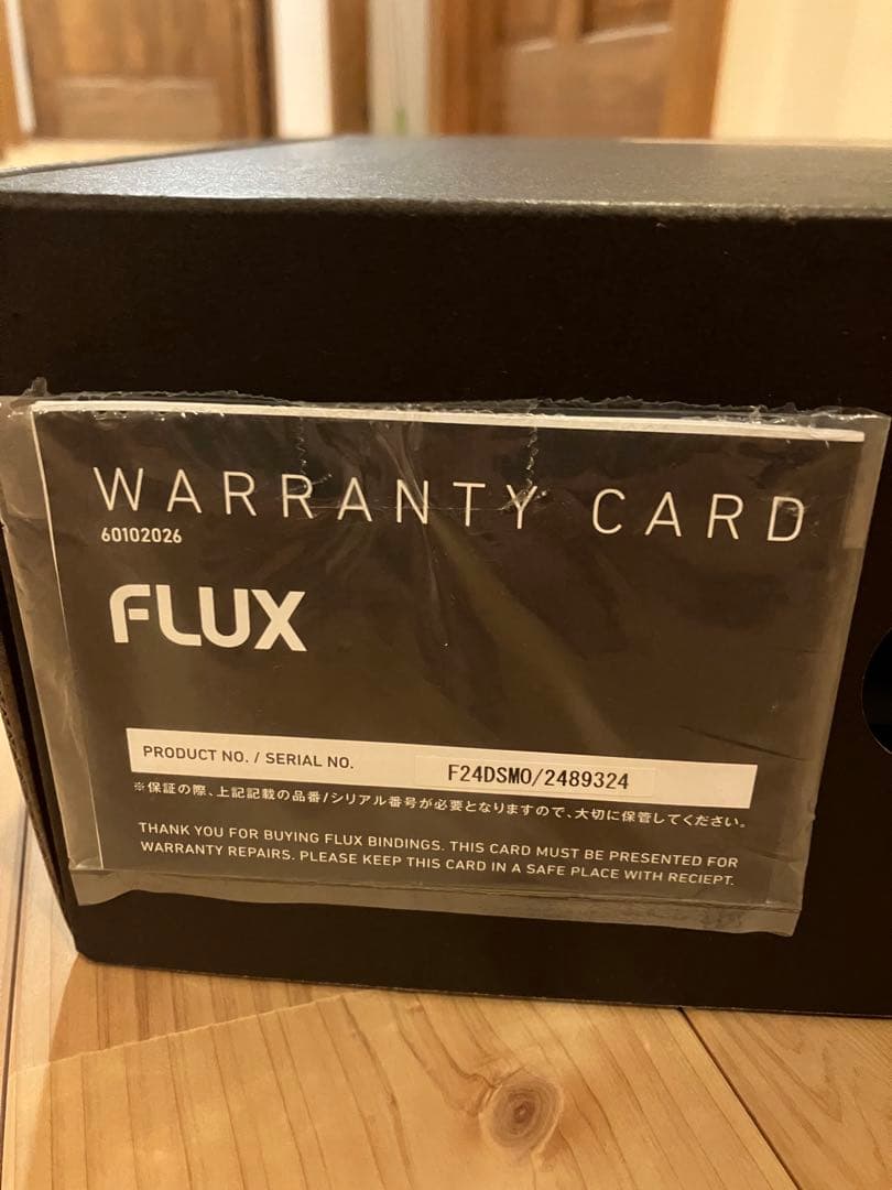 【新品未使用】flux ds 23-24 Mサイズ