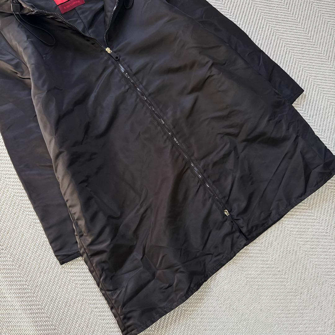 極美品 現行モデル MAX&Co. オーバーサイズ ナイロンコート フード L