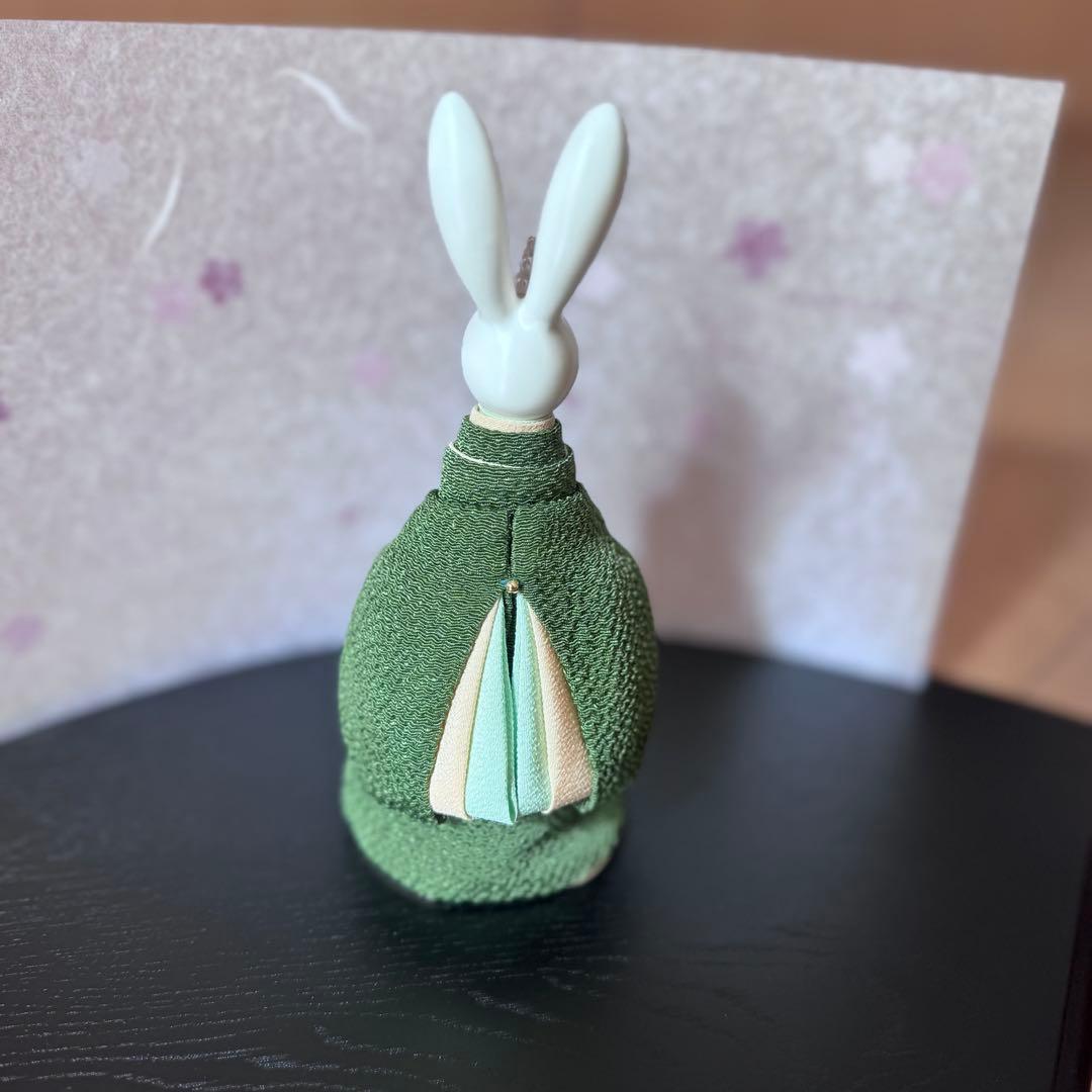 小手毬　雛人形　ウサギ　ハンドメイド