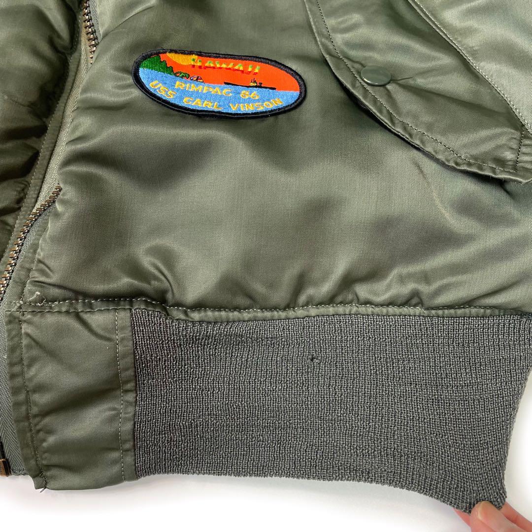70’s USAF 米軍実物 MA-1 フライトジャケット ワッペン M