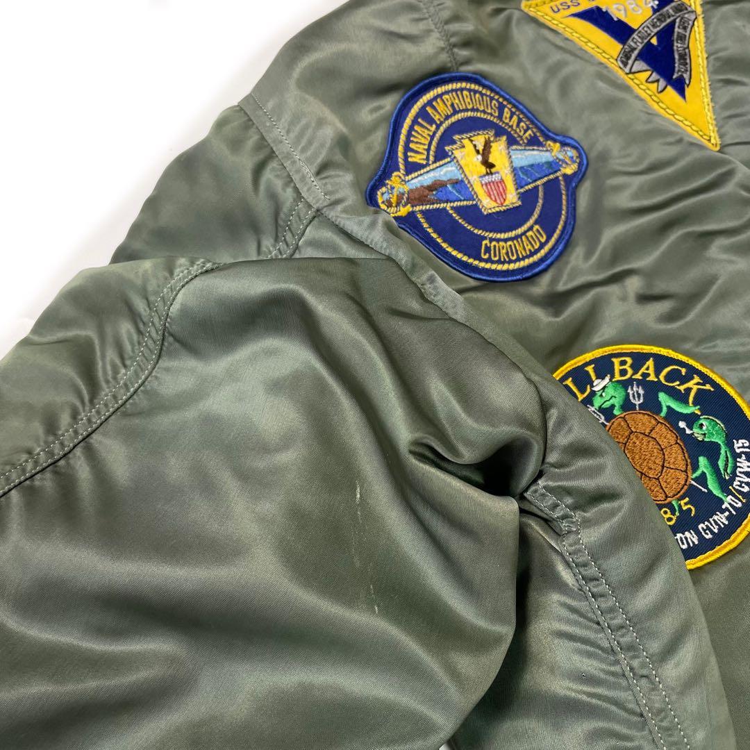 70’s USAF 米軍実物 MA-1 フライトジャケット ワッペン M
