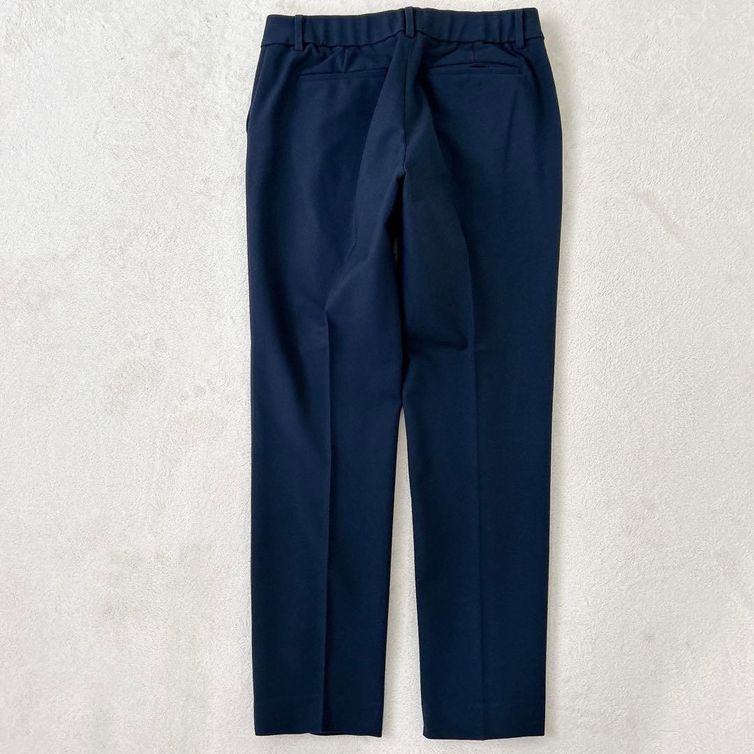 美品✨PLST プラステ ノーカラースーツ 紺　セットアップ L 秋冬生地