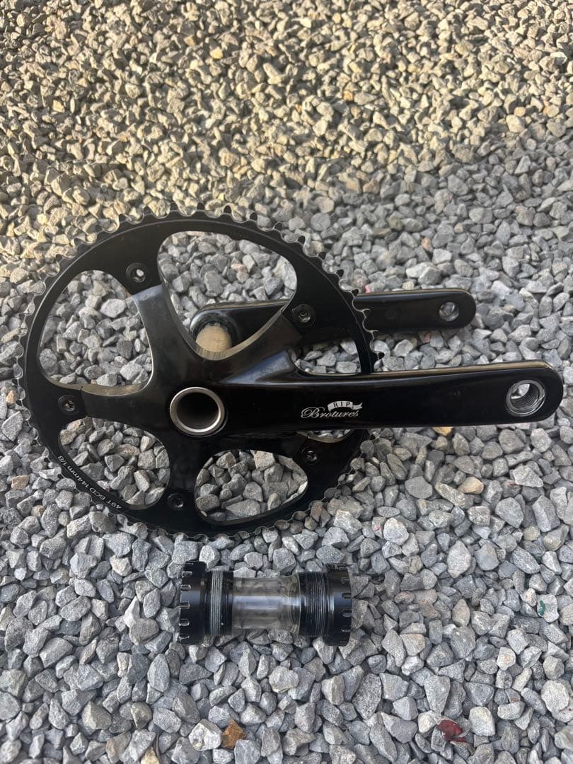 RIP Brothers ブラック クランクセット
