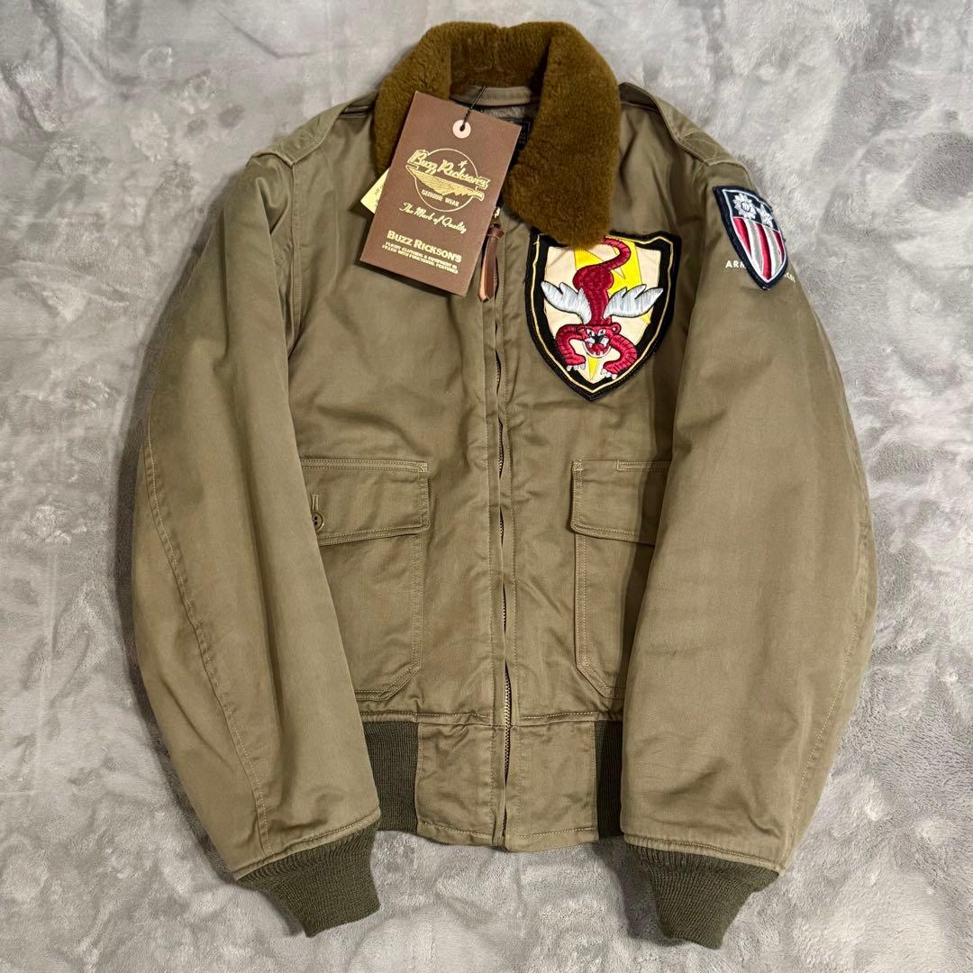 バズリクソンズ B-10 フライングタイガー 赤虎 ワッペン ボア