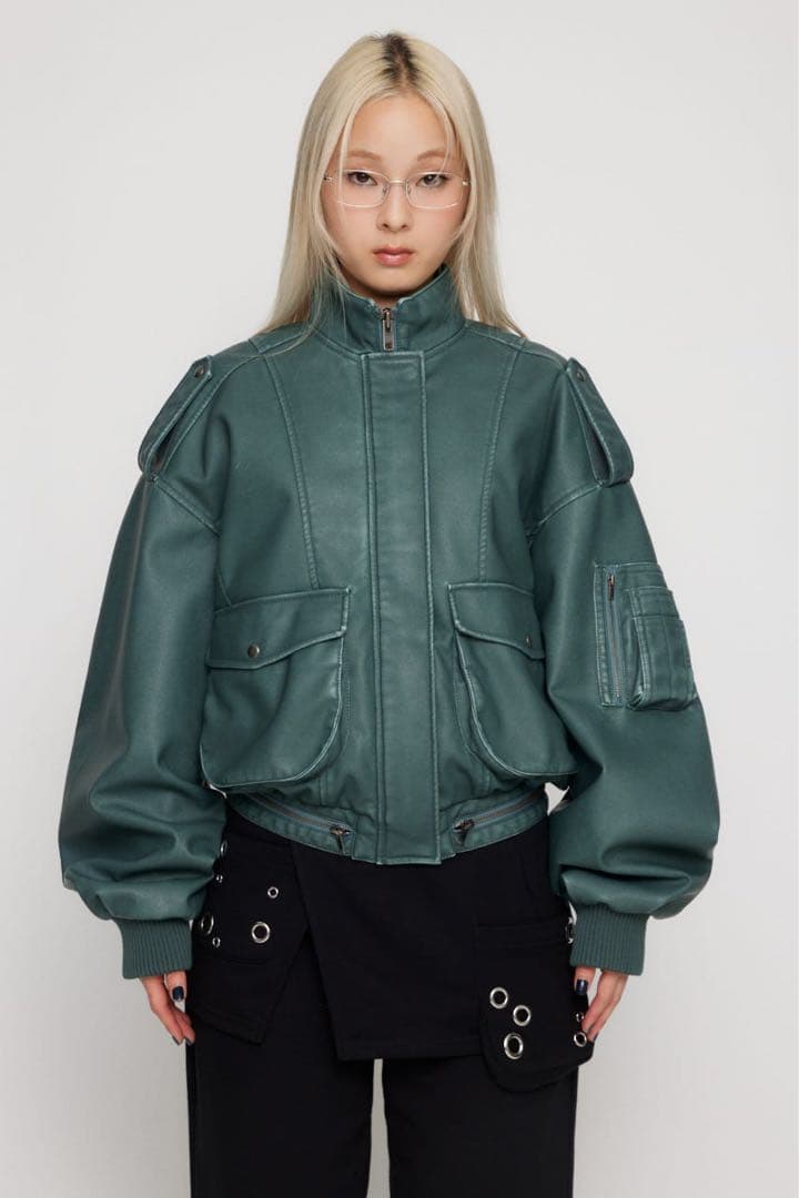 -最終値下げ-SEIRA×LAGUA F/LEATHER JK