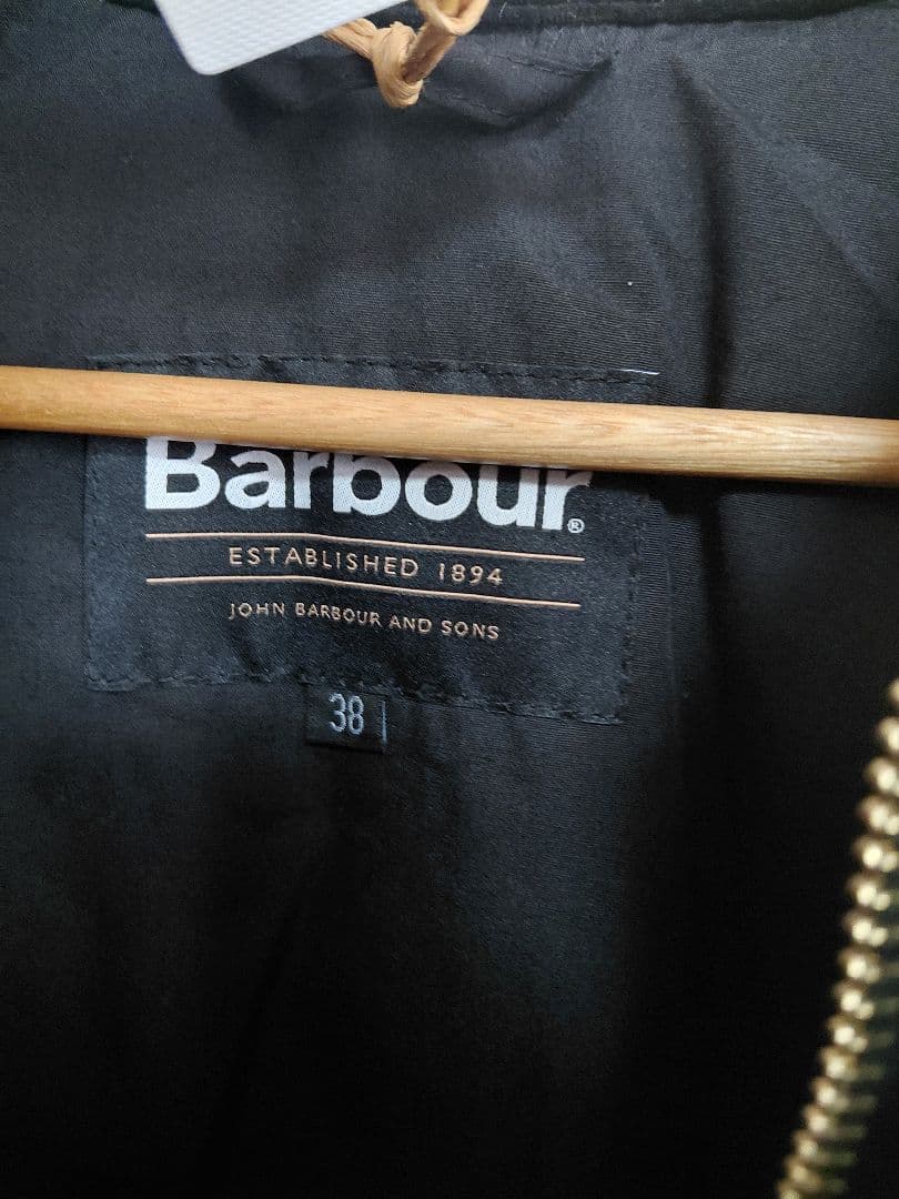 Barbour トランスポート中綿ジャケット MCA1005BK11 サイズ38