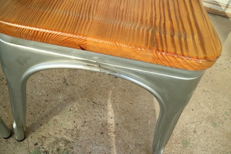 ☆引き取り限定☆ ダイニングチェア2脚 / スタッキング / ヴィンテージ風