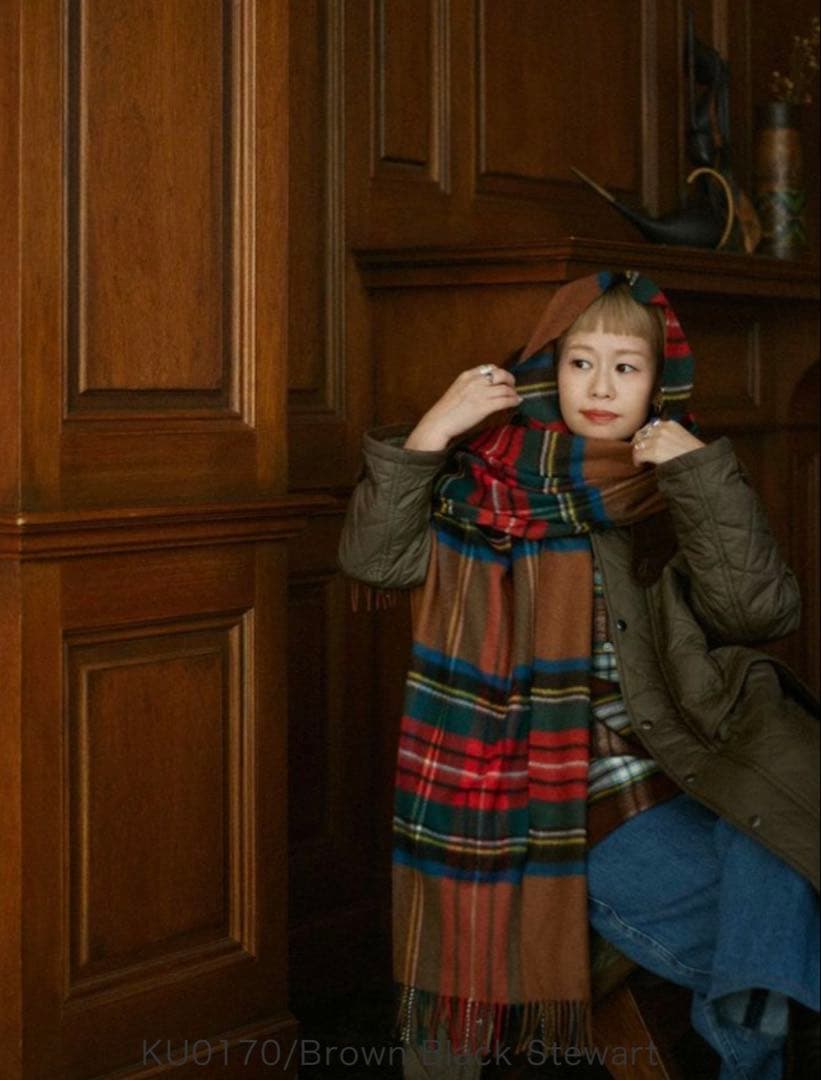 新品　Johnstons of Elgin 別注　ストール　yuki 完売