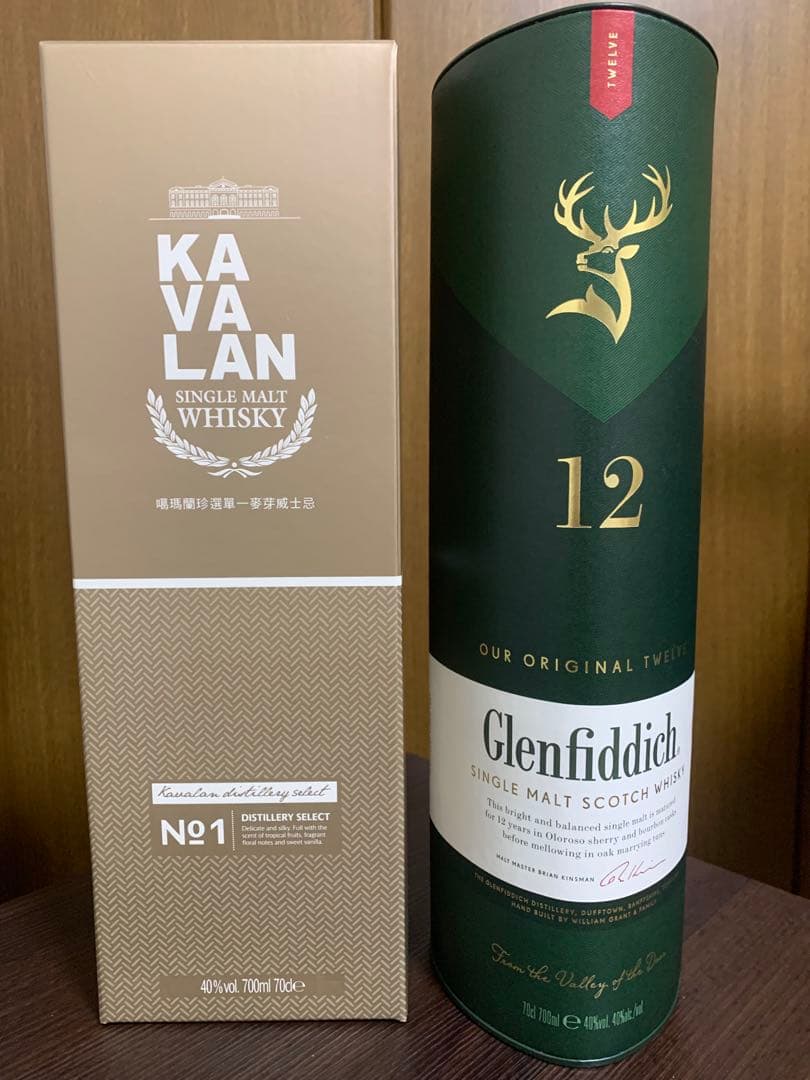 【最終値下げ】 KAVALAN No1 & Glenfiddich 12年セット