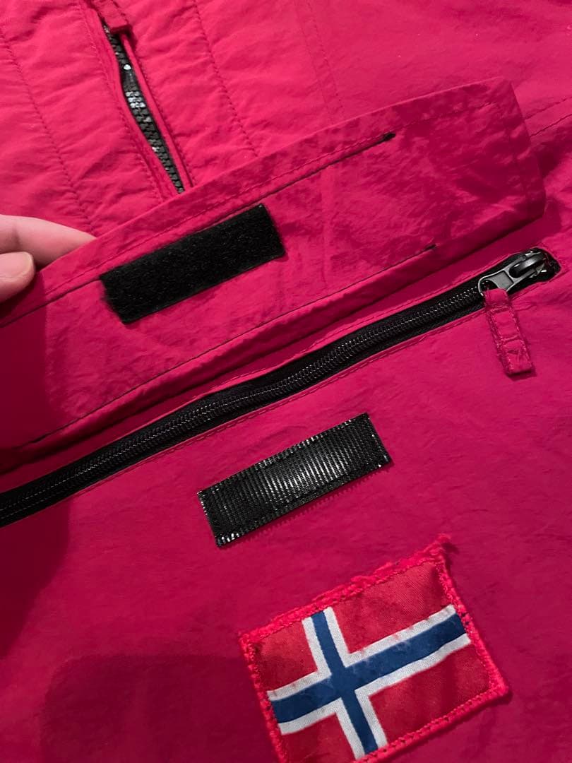 NAPAPIJRI アノラックジャケット プルオーバー ハーフジップ フリースL