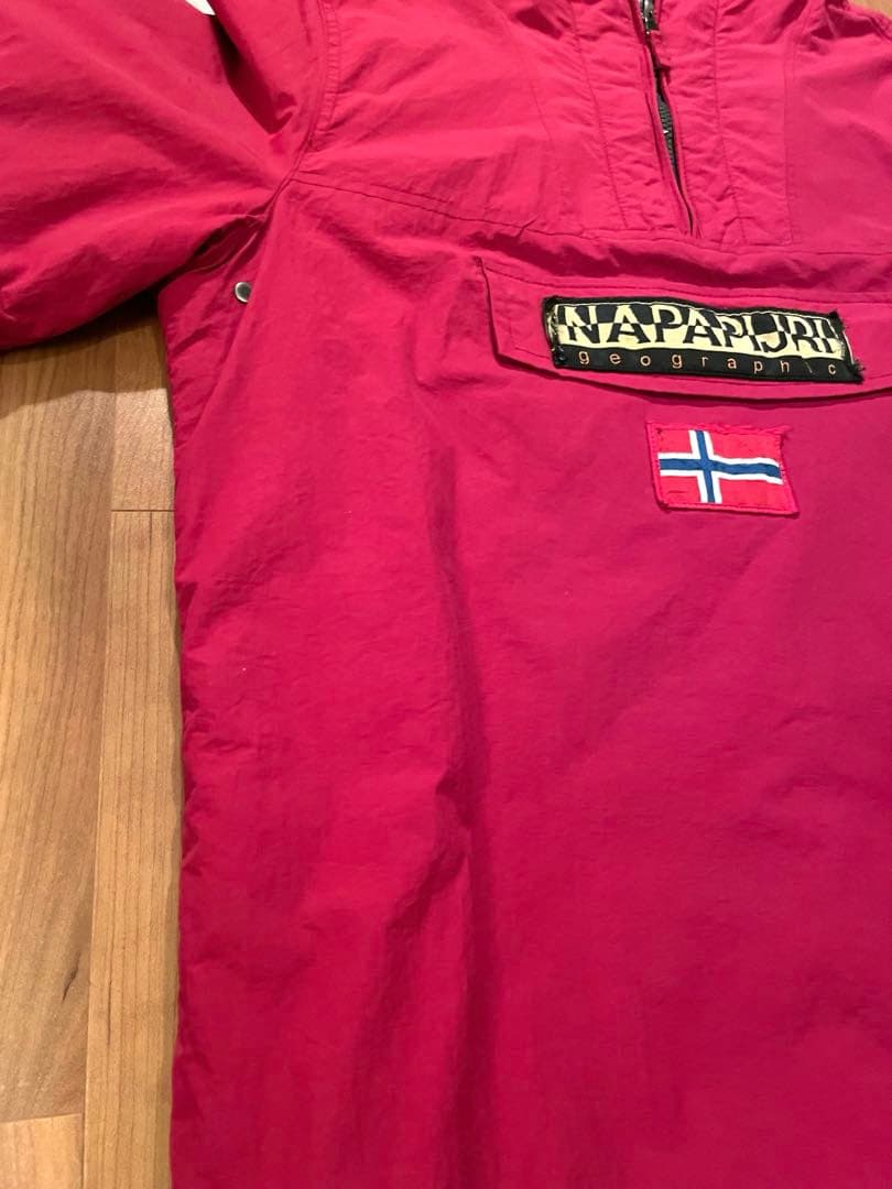 NAPAPIJRI アノラックジャケット プルオーバー ハーフジップ フリースL