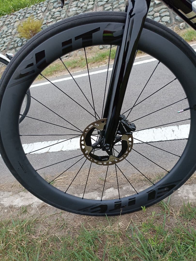 ELITEWHEELS EDGE カーボンホイール1347g50mm ローター付