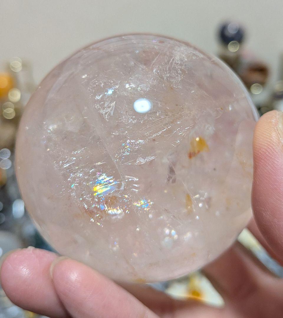 アゼツライト☆スフィア☆ピンクアゼツライト☆高品質☆アメリカ産☆台座つき☆