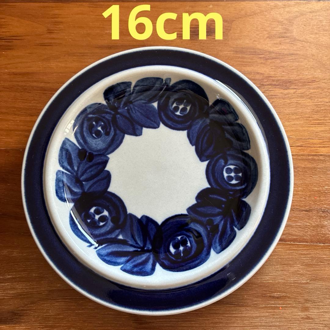 希少　Arabia　Anemone　アネモネ　絵柄入り　プレート　16cm　レア