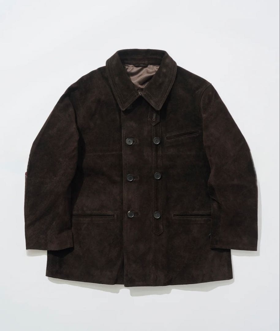 【完売品】コルビジェ double breasted suede jacket
