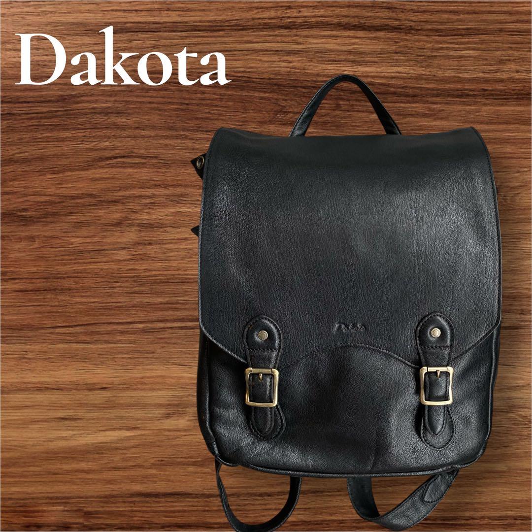 Dakota ファレル リュック 本革 レディース ブラック