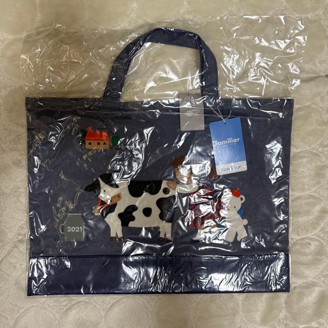 ファミリア　ビームス　2021年　干支　丑　限定デニムバッグ　BEAMS ver