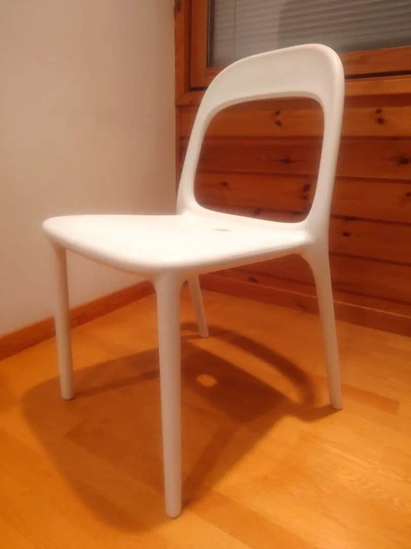 【IKEA】 URBAN ウルバン スタッキングチェア 白 イタリア 廃盤 希少