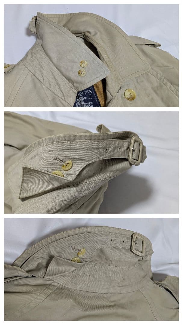 バーバリー　トレンチコート　ライナー付き　ベルト　ノバチェック　90s　XL