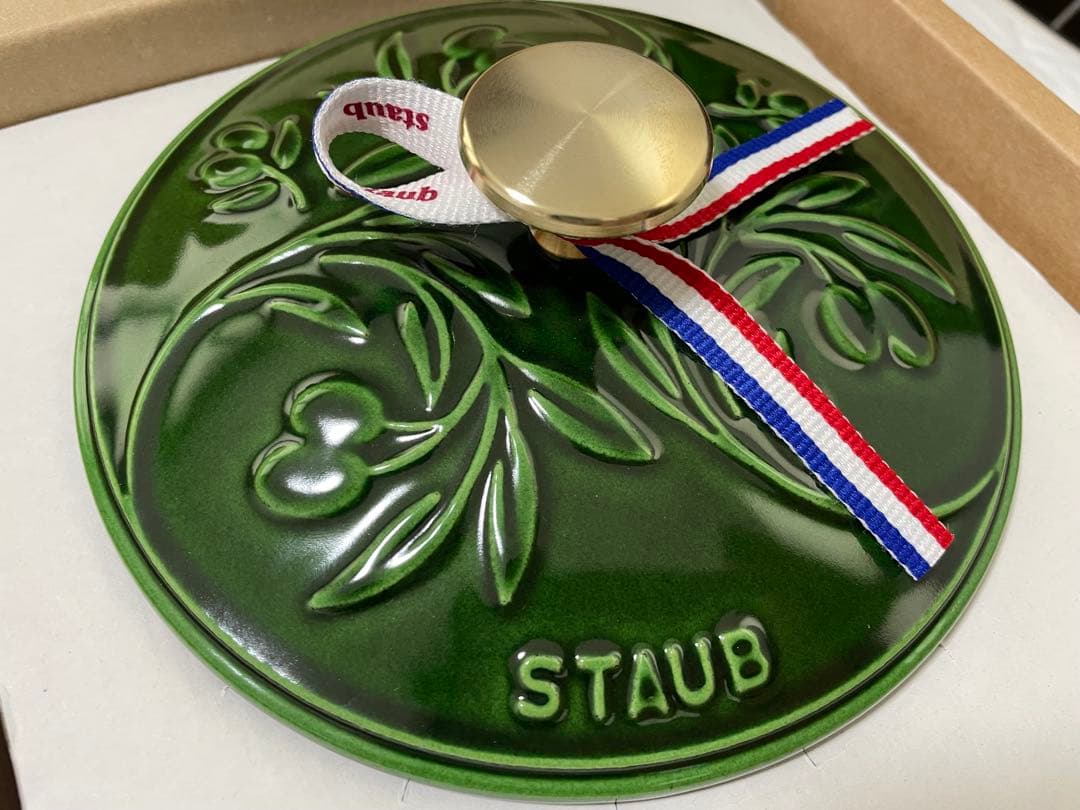 〈新品〉ストウブ　ワナベS オリーブ　バジルグリーン