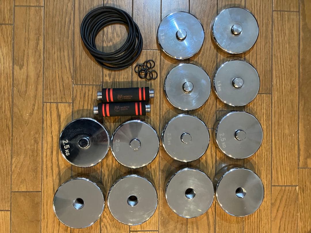 NORTH DEER ダンベル15キロ(1/2個)