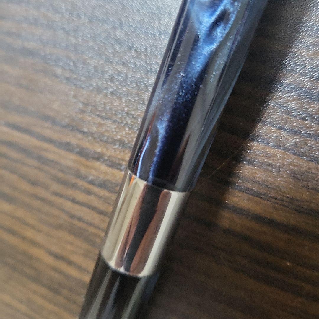 ロメオNo.3　ボールペン　イタリアンブルー　太軸