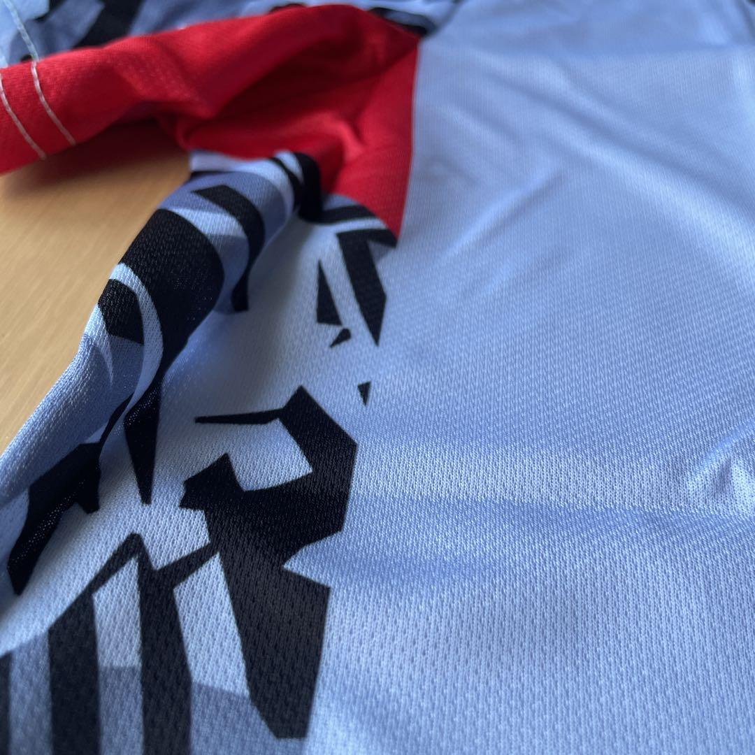 ヨネックスYONEX バド＆テニスゲームシャツ　新品　サイズLライトブルー