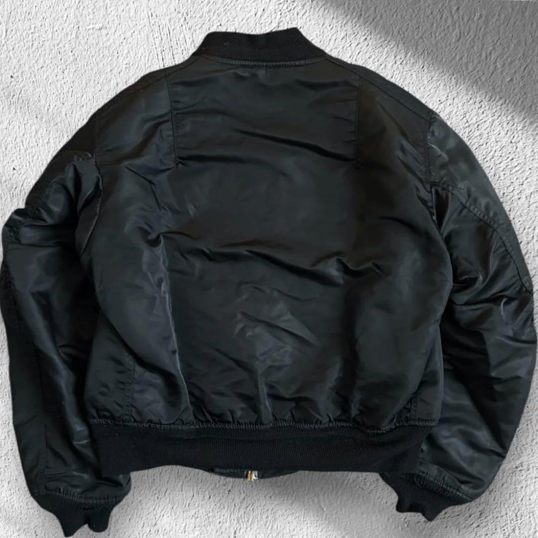 Vintage 90’s Alpha MA-1 黒レアMサイズ USA製