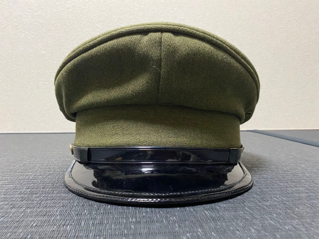 【不明 満洲国軍 汪兆銘政権軍 将校用制帽】 日本軍 太平洋戦争 大東亜戦争