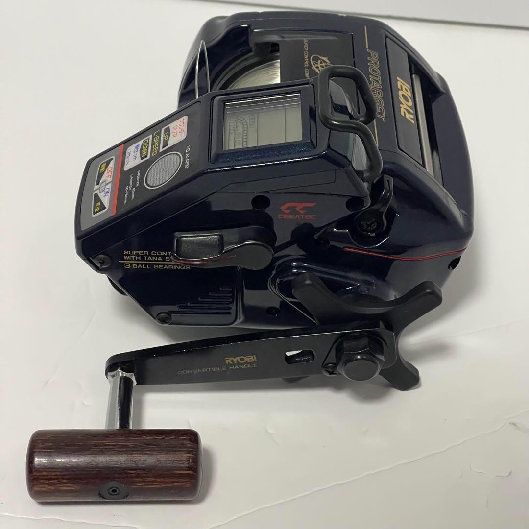 美品 RYOBI リョービ 電動リール セラテック AD電動80 プロターゲット