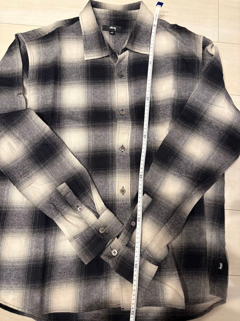Stussy チェック柄ネルシャツ M