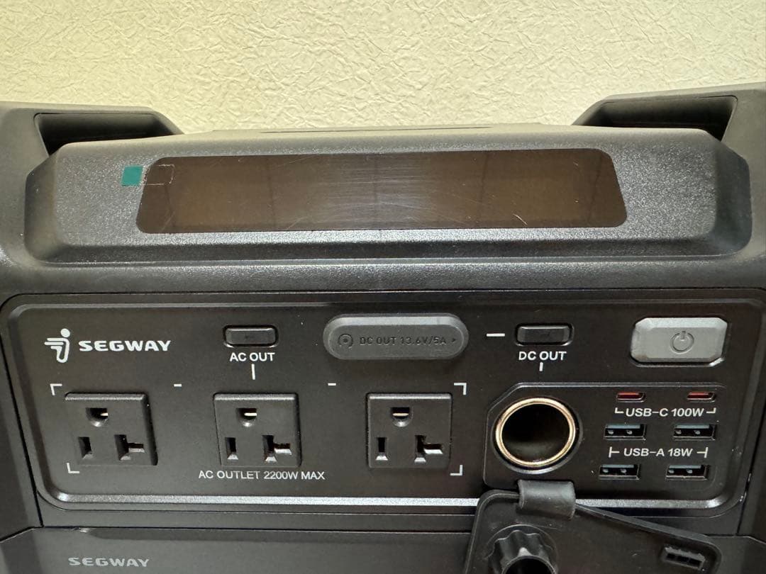 SEGWAY ポータブル電源 2200W