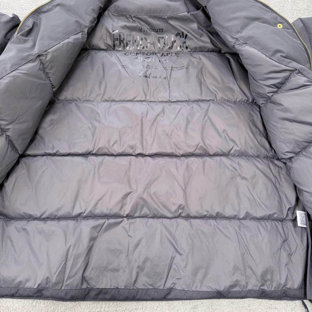 現行品 ピュアルセシン フレンチダックダウン ノーカラー ダウン80%