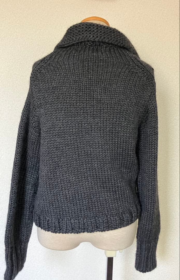 出品再開 トリココムデギャルソン ニットショートジャケット ピン付き