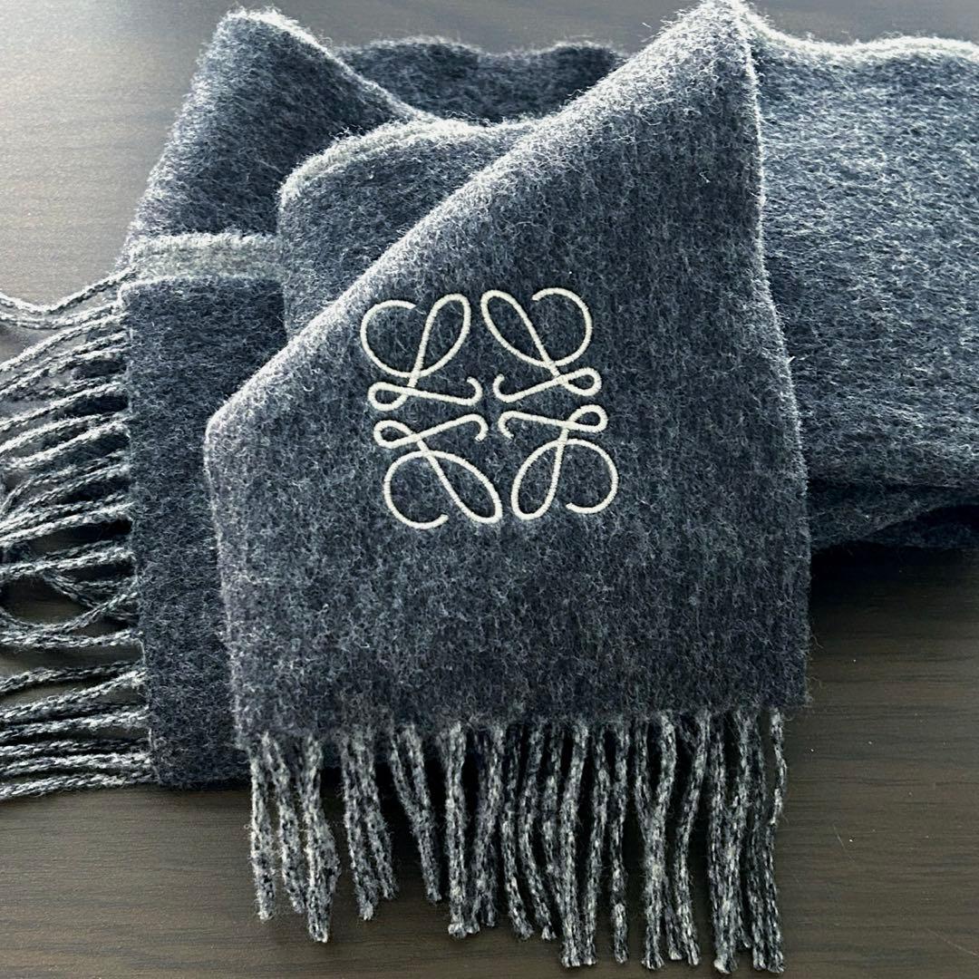 ロエベ　マフラー　ウール＆カシミヤ