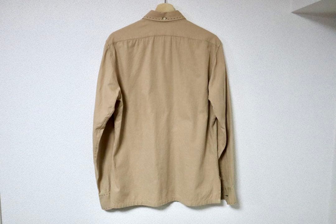 DRIES VAN NOTEN ベージュ長袖シャツ　イタリア製