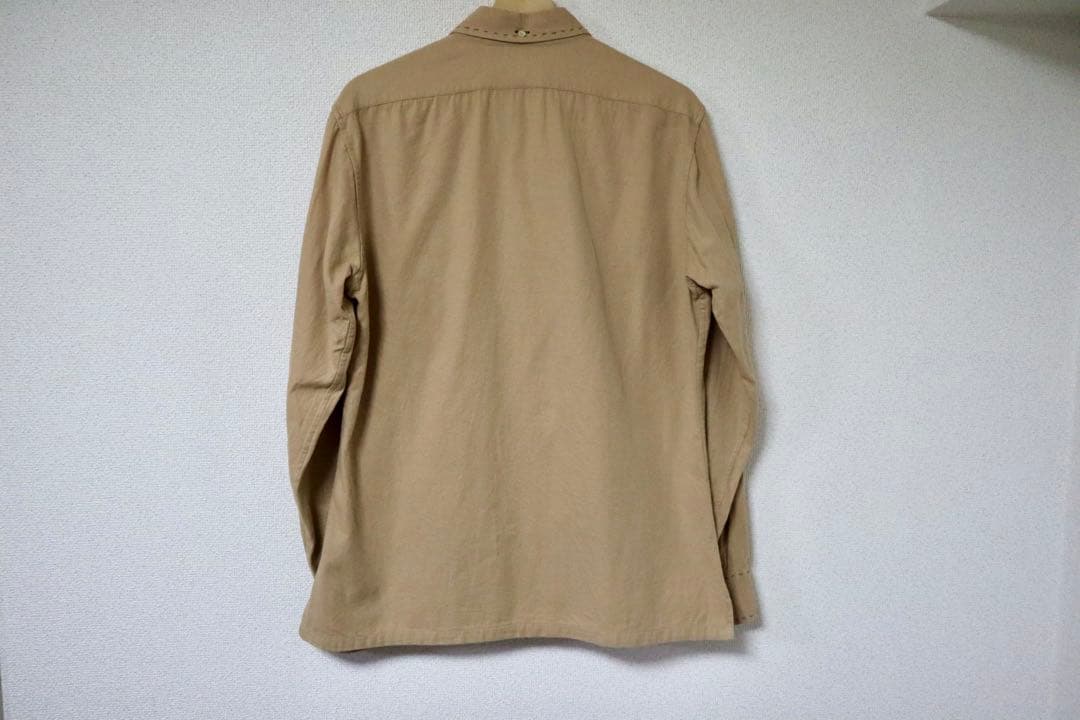 DRIES VAN NOTEN ベージュ長袖シャツ　イタリア製