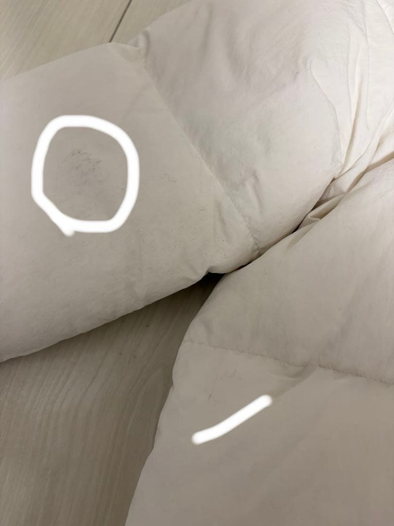 韓国限定モデルTHE NORTH FACE ダウン Ivory