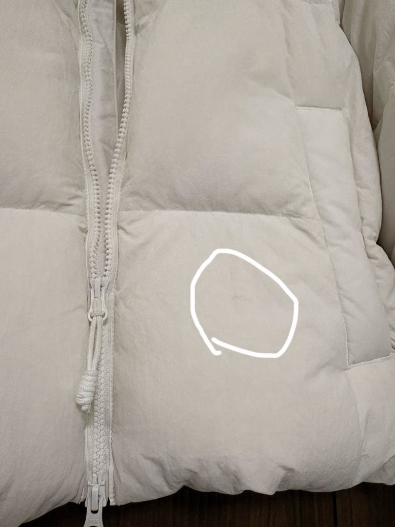 韓国限定モデルTHE NORTH FACE ダウン Ivory