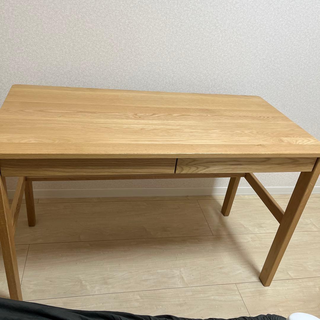 無印良品　木製デスク　オーク材　新学期　机　デスク