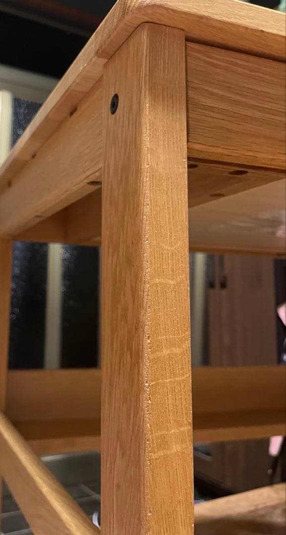 無印良品　木製デスク　オーク材　新学期　机　デスク